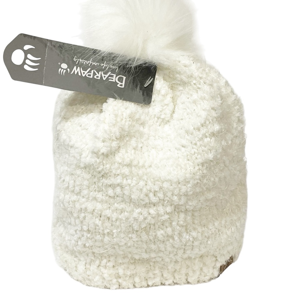 BEARPAW Women’s One Size Cold Weather Super Soft Faux Fur Winter Knit Hat NEW